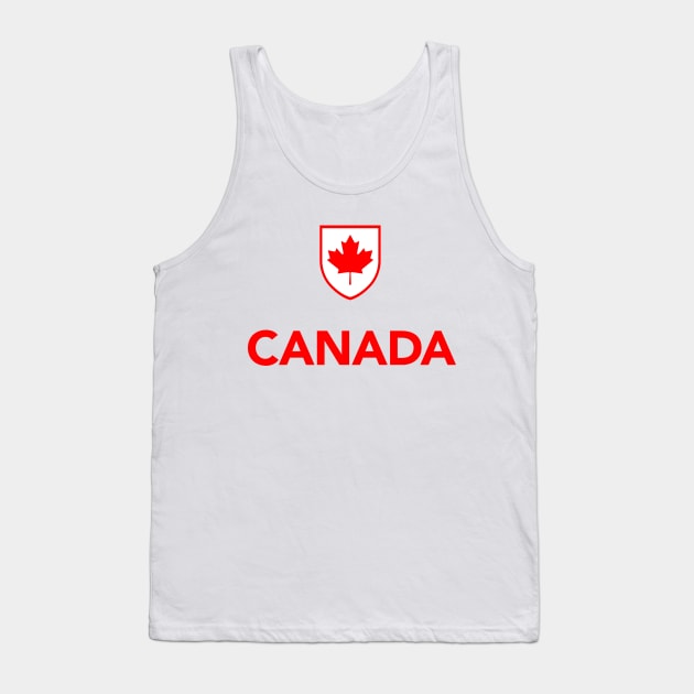 Canada Maple Leaf Tank Top by vladocar